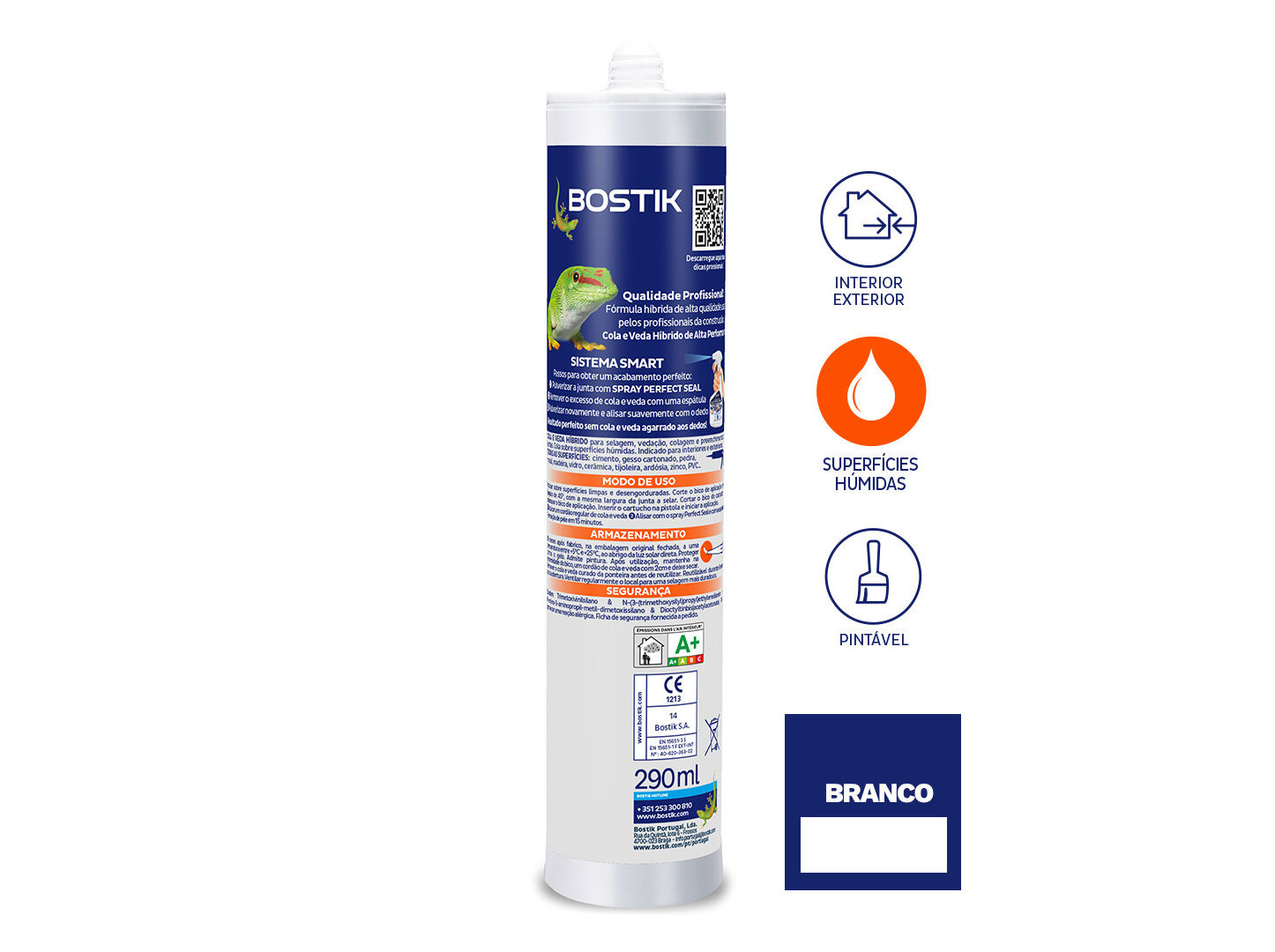 COLA E VEDA BOSTIK BRANCO 290ML image number 1