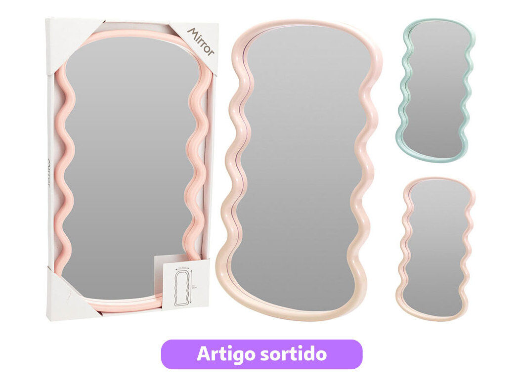 ESPELHO 55X30X2.5CM CORES SORTIDAS