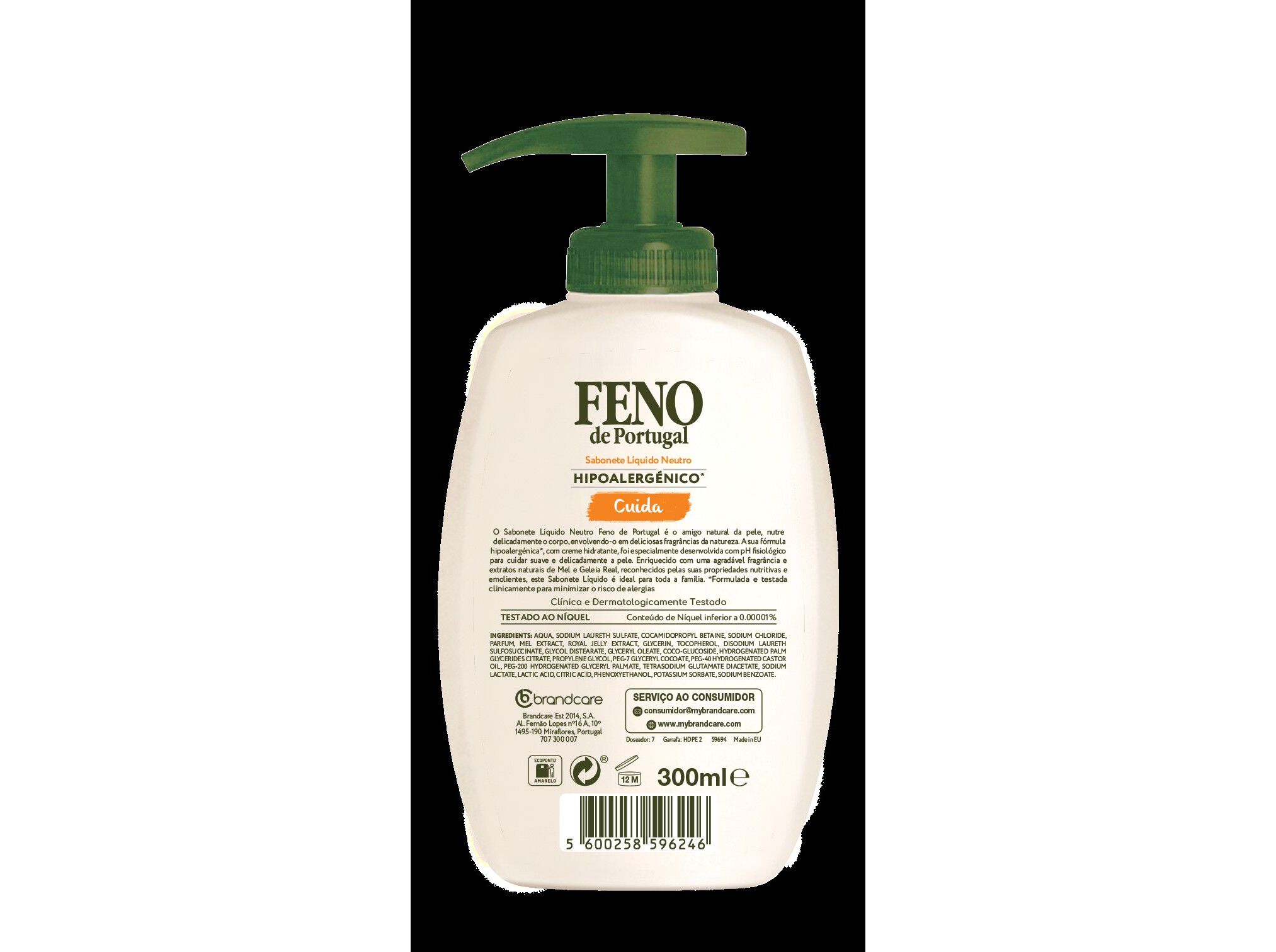 SABONETE L&Iacute;QUIDO MEL E GELEIA REAL FENO DE PORTUGAL 300 ML image number 1