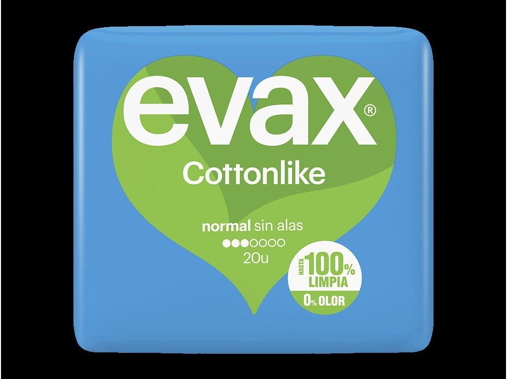 PENSOS HIGI&Eacute;NICOS COTTONLIKE NORMAL EVAX 20 UN image number 1