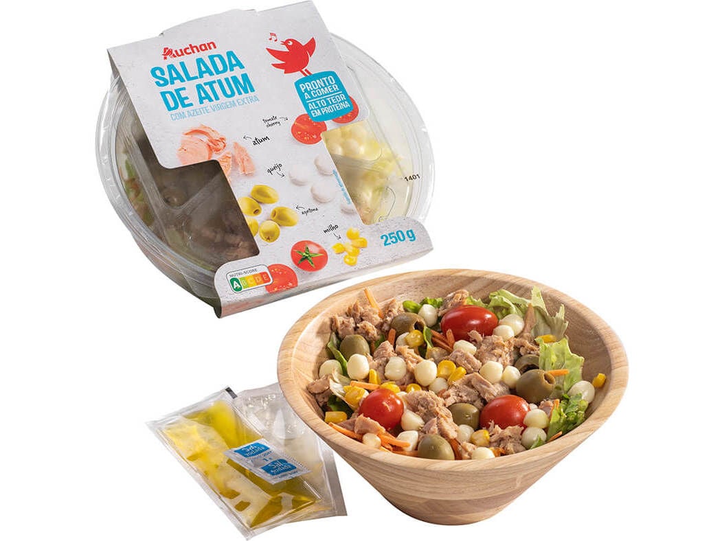 SALADA DE ATUM AUCHAN 250 GR image number 0