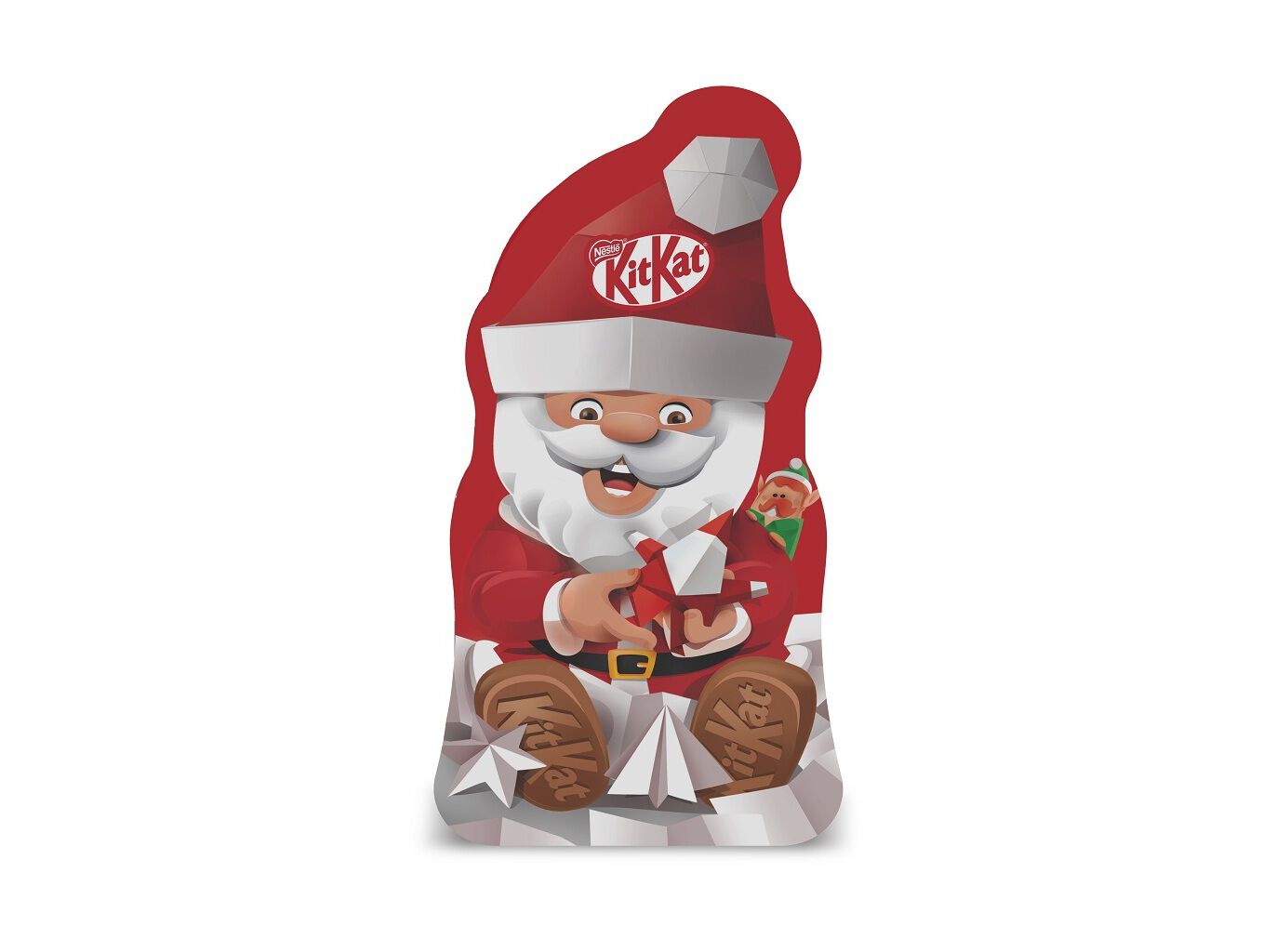 FANTASIAS DE CHOCOLATE KITKAT LATA PAI NATAL 110.8G image number 1