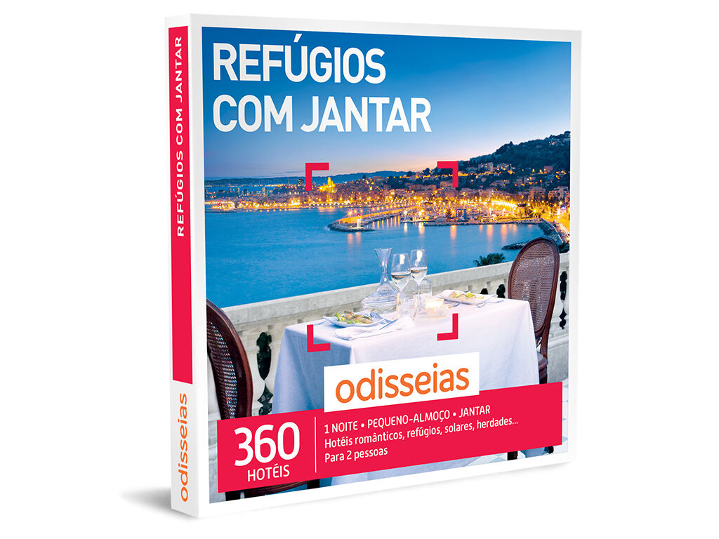 PACK ODISSEIAS REF&Uacute;GIOS COM JANTAR