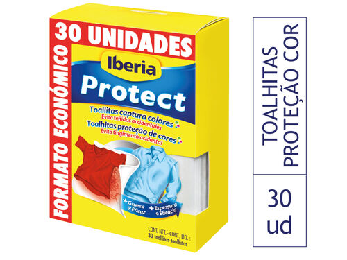 Toalhitas Proteção de Cores Iberia 30un image number 0