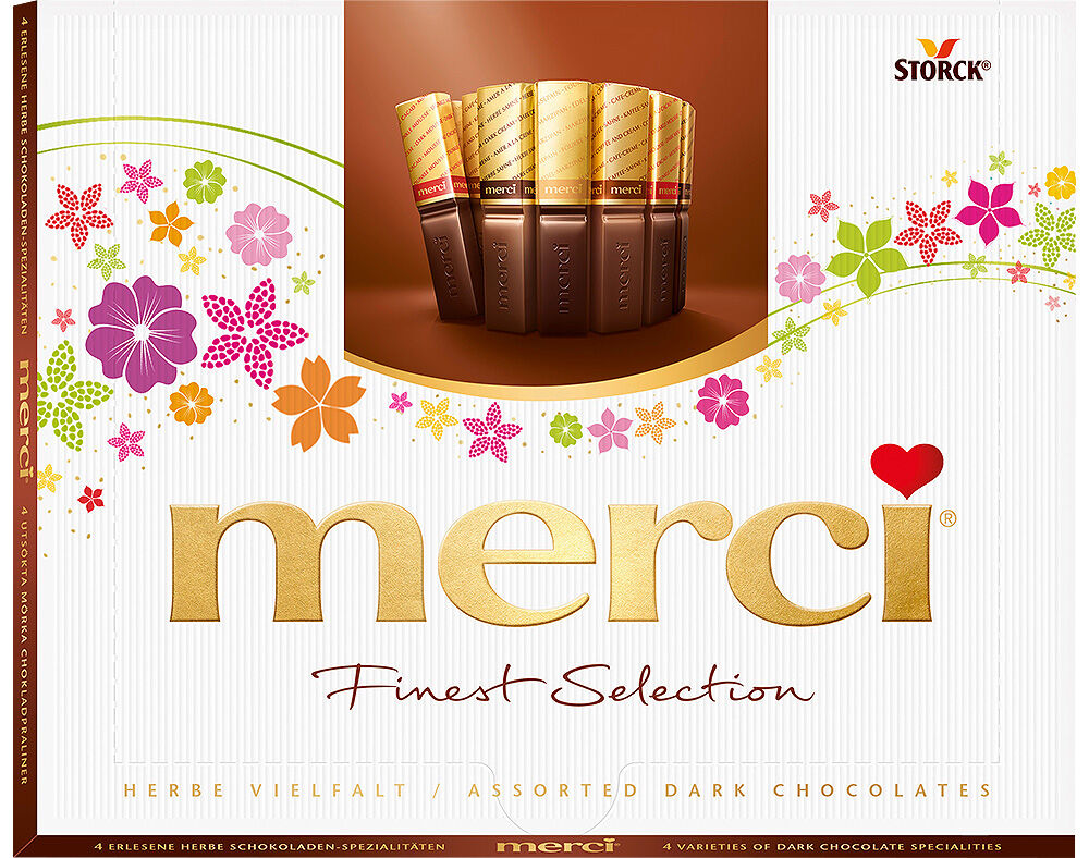 BOMBONS MERCI DARK 250G image number 0