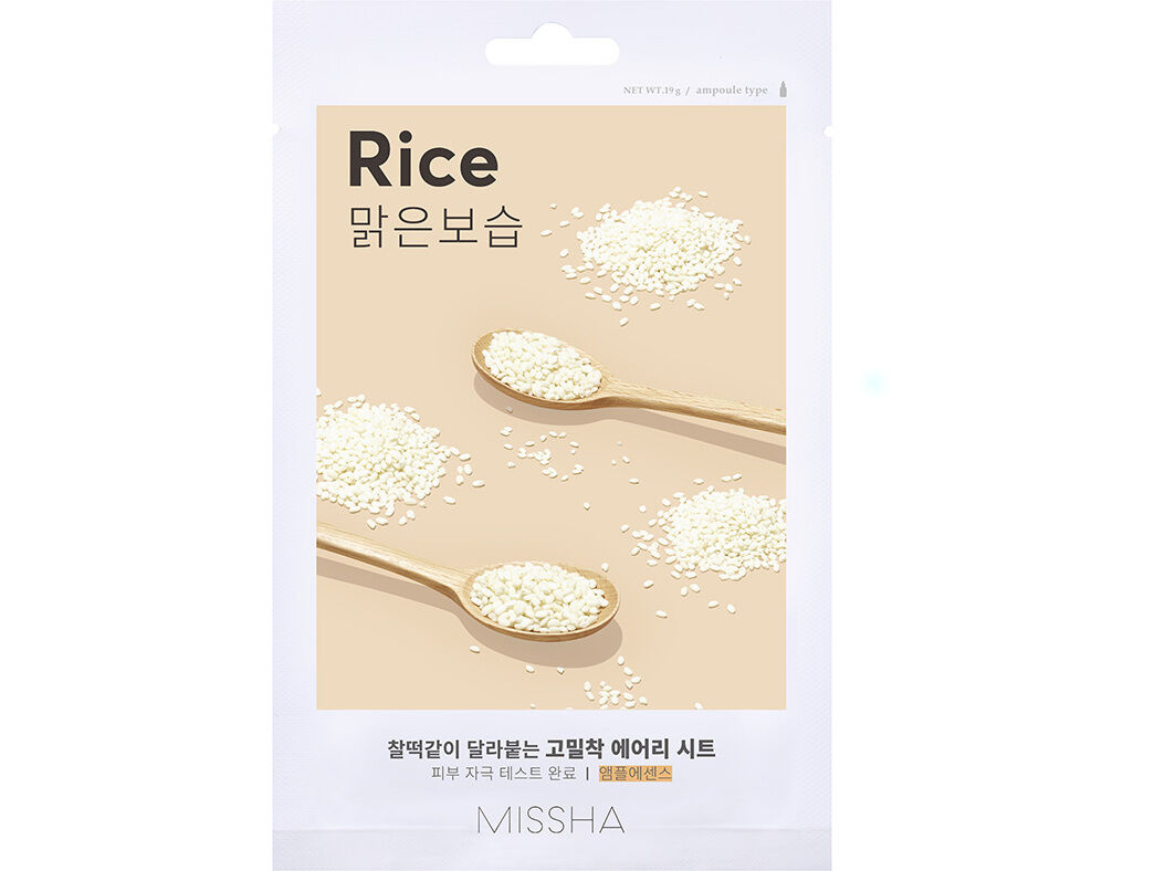 M&Atilde;SCARA FACIAL TECIDO MISSHA ARROZ 1UN