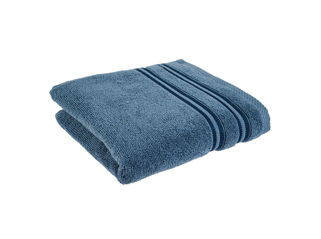 TOALHETE TURCO ACTUEL AZUL CINZA 400G 30X50