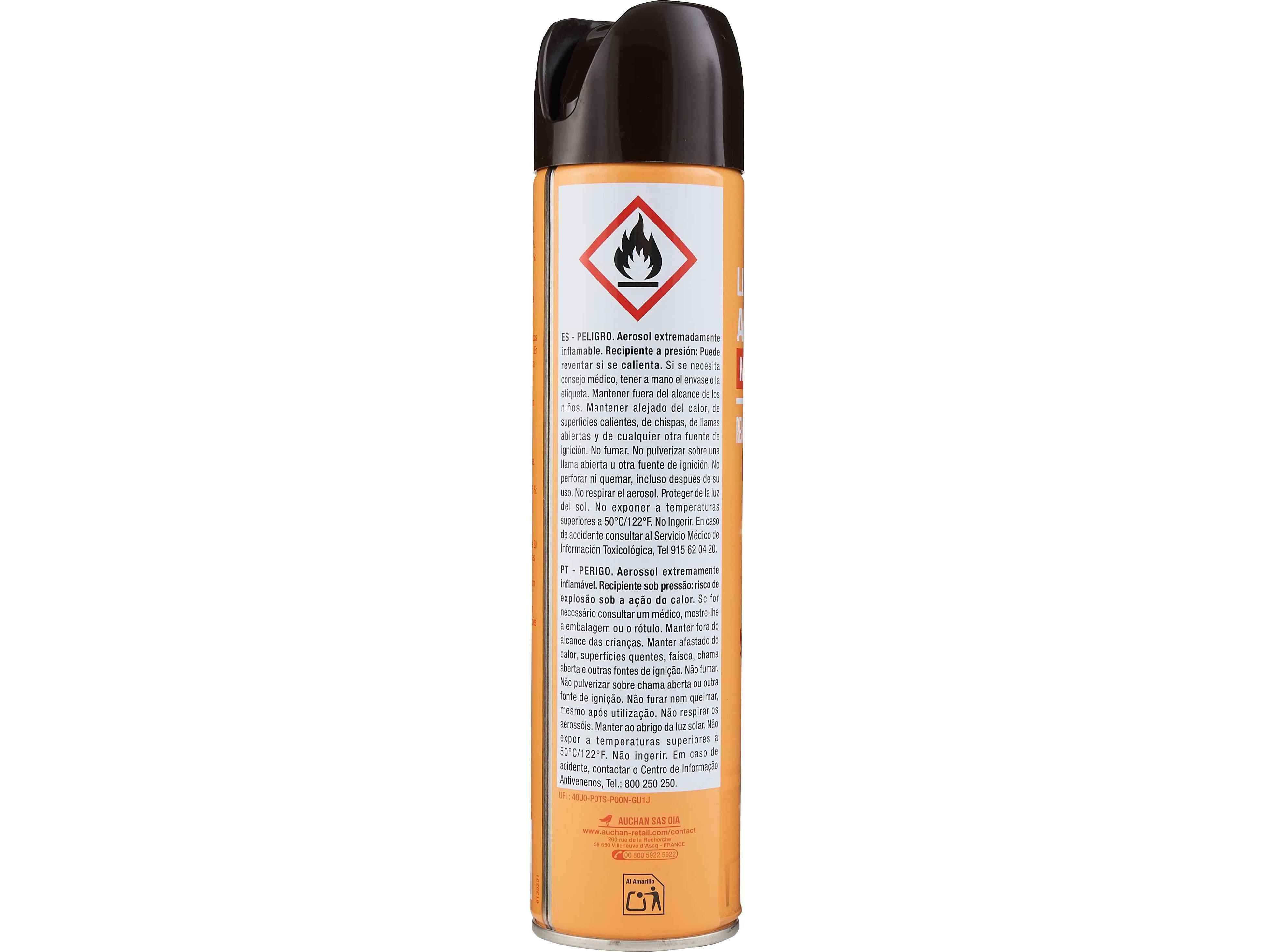 LIMPA M&Oacute;VEIS AUCHAN AEROSOL 300ML image number 2