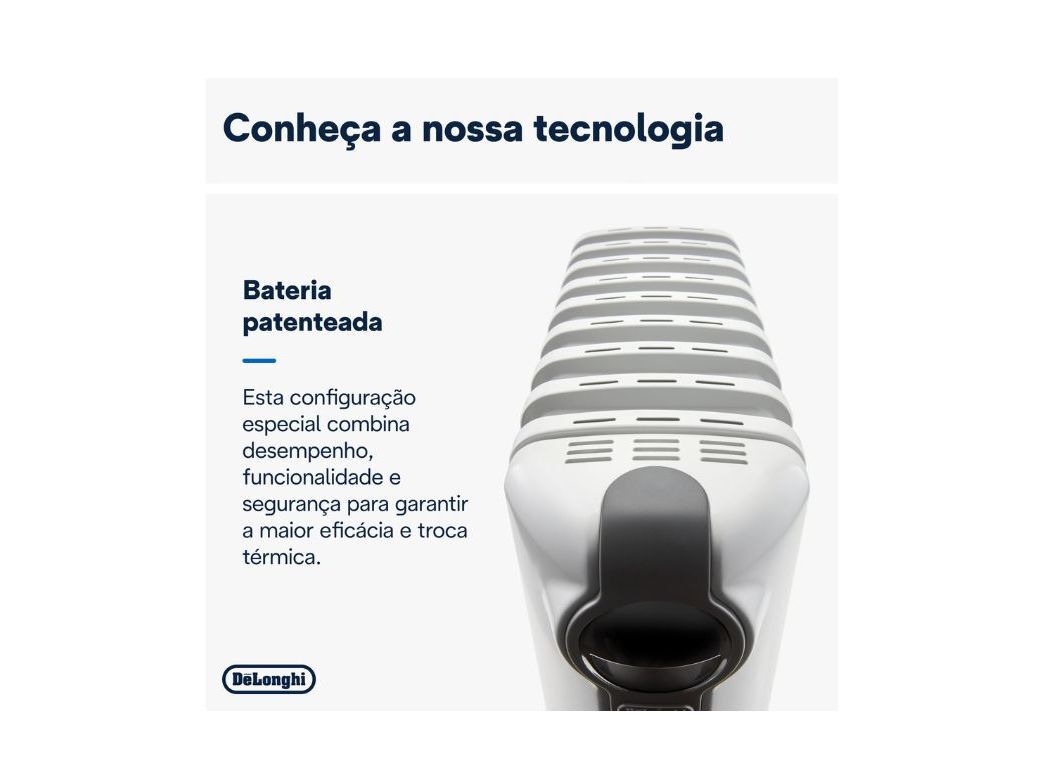 AQUECEDOR A &Oacute;LEO DELONGHI TRRSE1225 RADIAS EASYTRONIC 2500W image number 3