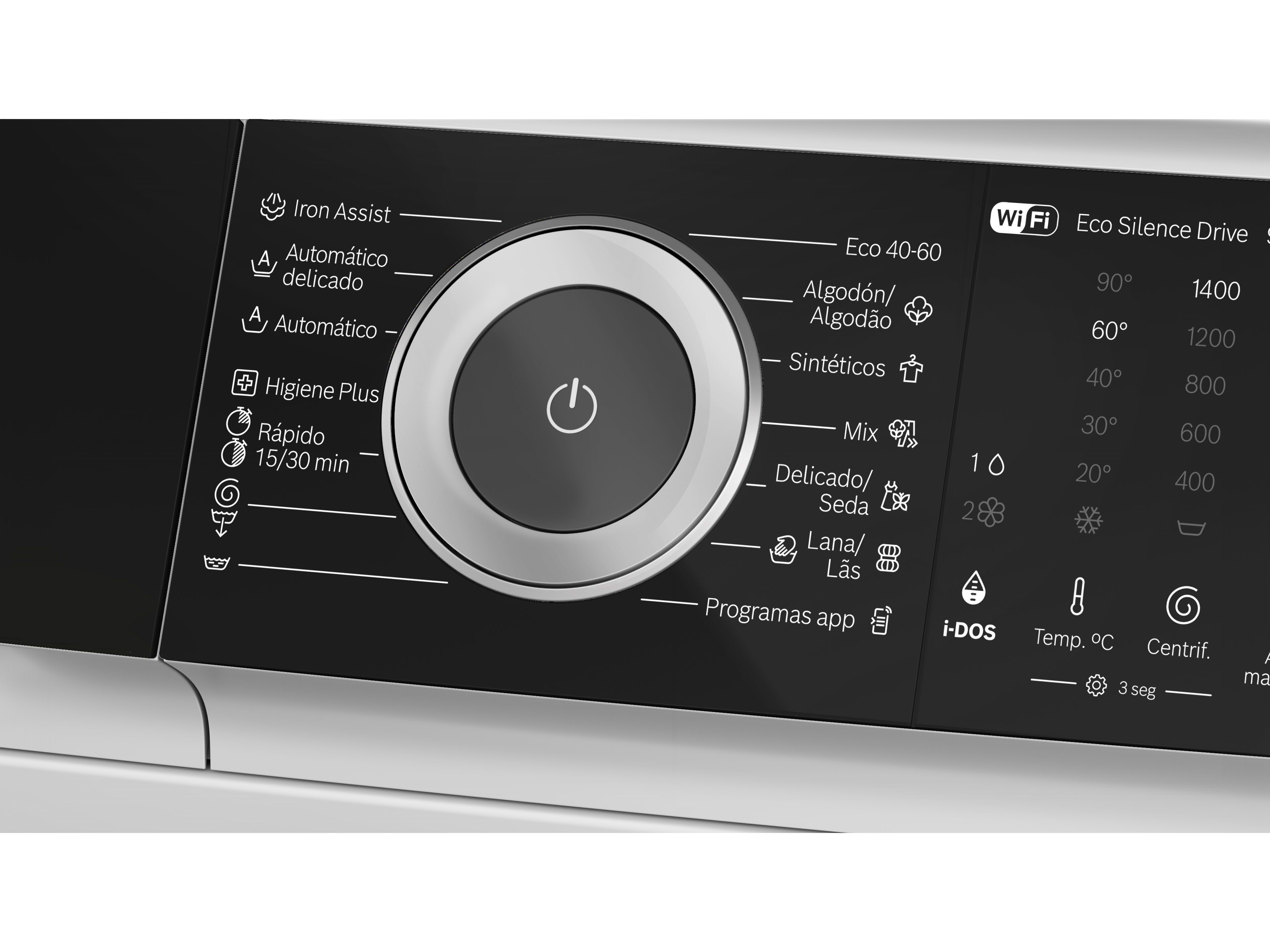 M&Aacute;QUINA DE LAVAR ROUPA BOSCH WGH244A0ES I-DOS BRANCO 9KG A 1400RPM image number 3