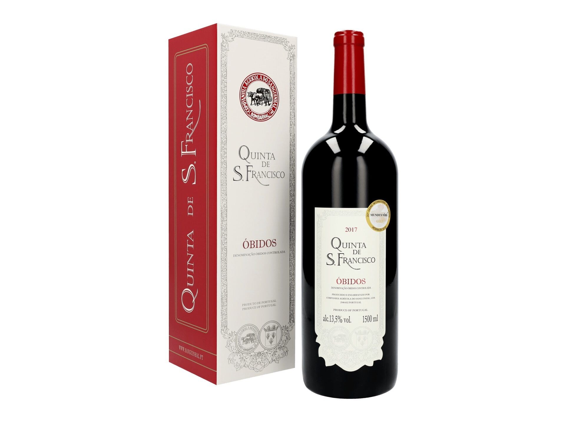 VINHO TINTO QT&ordf; S&Atilde;O FRANCISCO &Oacute;BIDOS 1.5L image number 0
