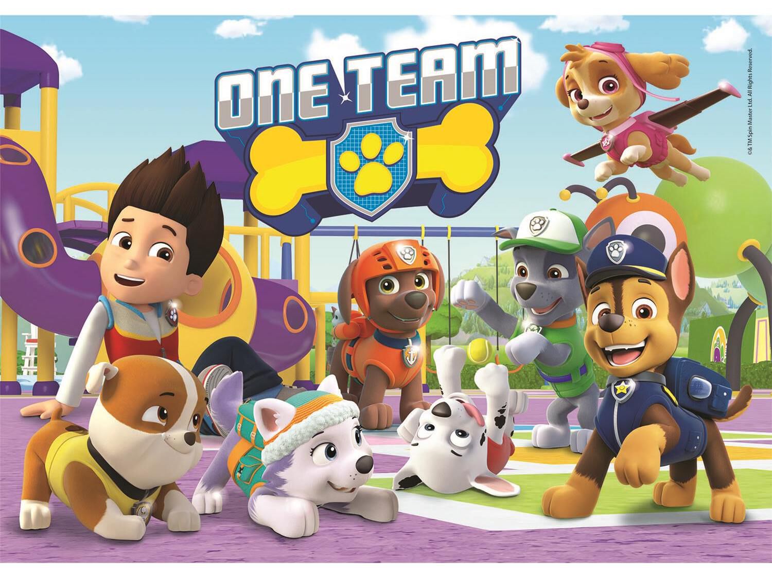 PUZZLE PATRULHA PATA CLEMENTONI 2X20 PE&Ccedil;AS image number 1