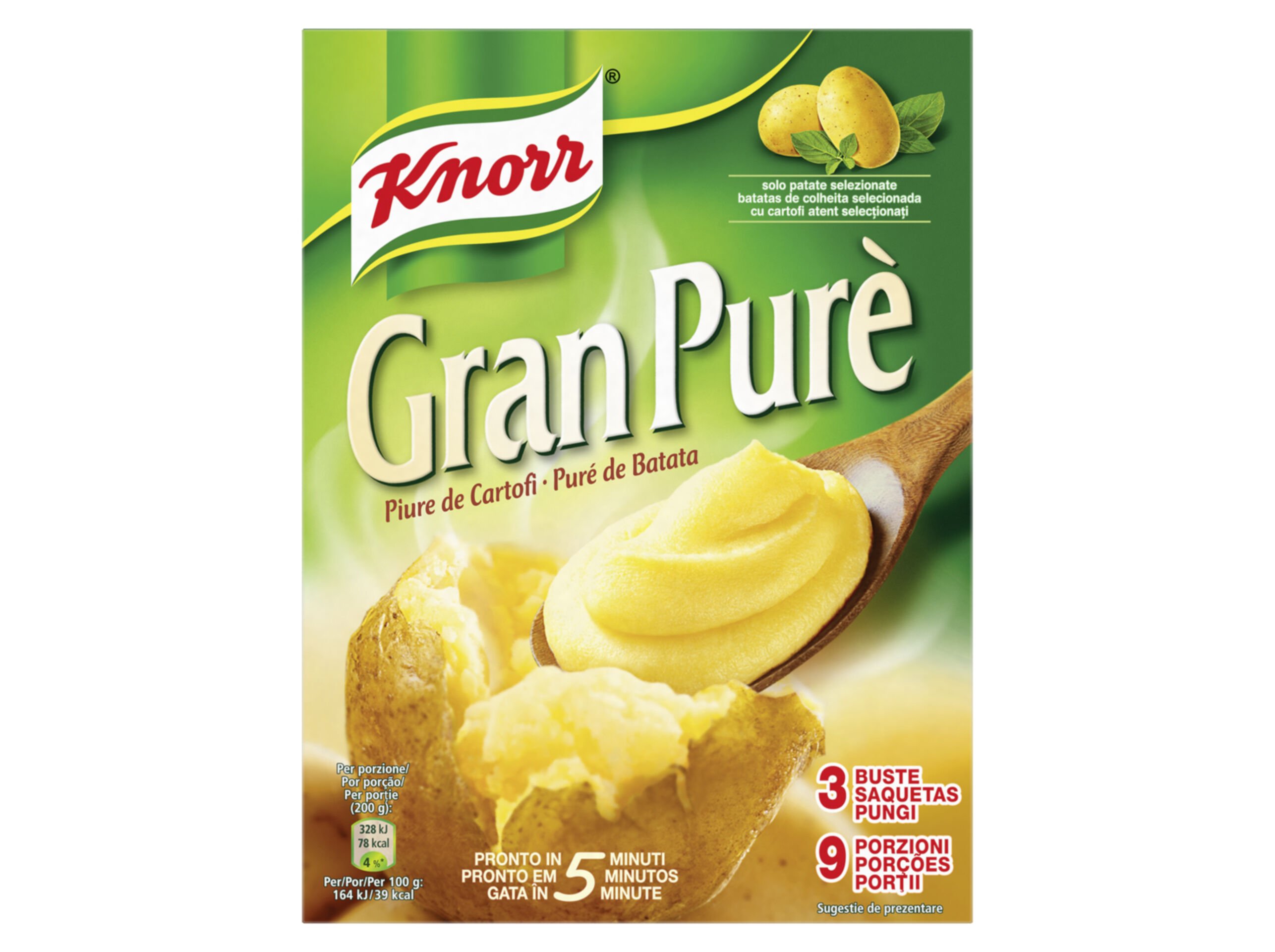 PUR&Eacute; DE BATATA KNORR 3X75G