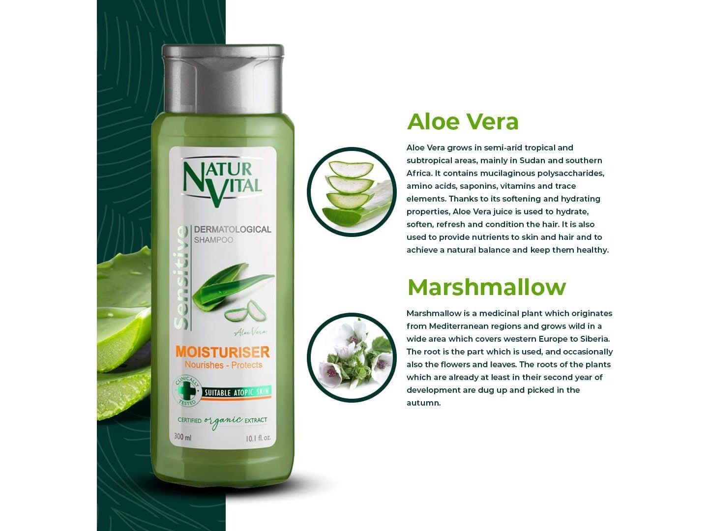 Champ&ocirc; Sensitive Hidratante Natur&nbsp;Vital 300ml image number 4