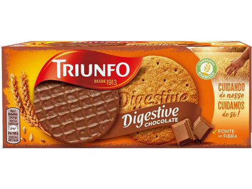 BOLACHA TRIUNFO DIGESTIVE CHOCOLATE 300G image number 0