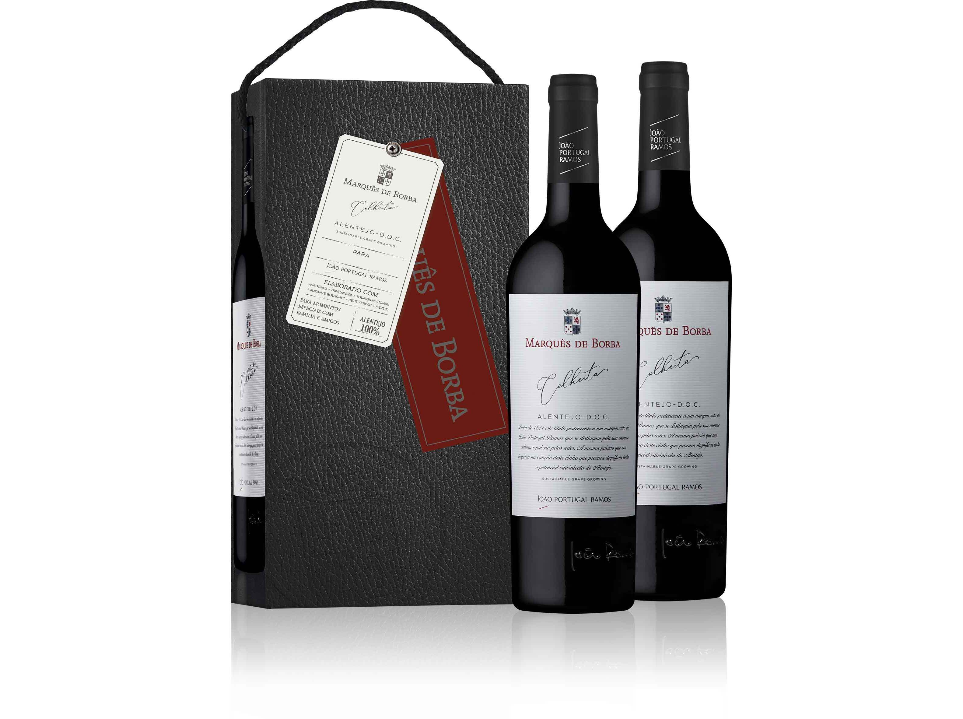 CONJUNTO VINHO MARQU&Ecirc;S DE BORBA ALENTEJO 2X0.75L image number 0
