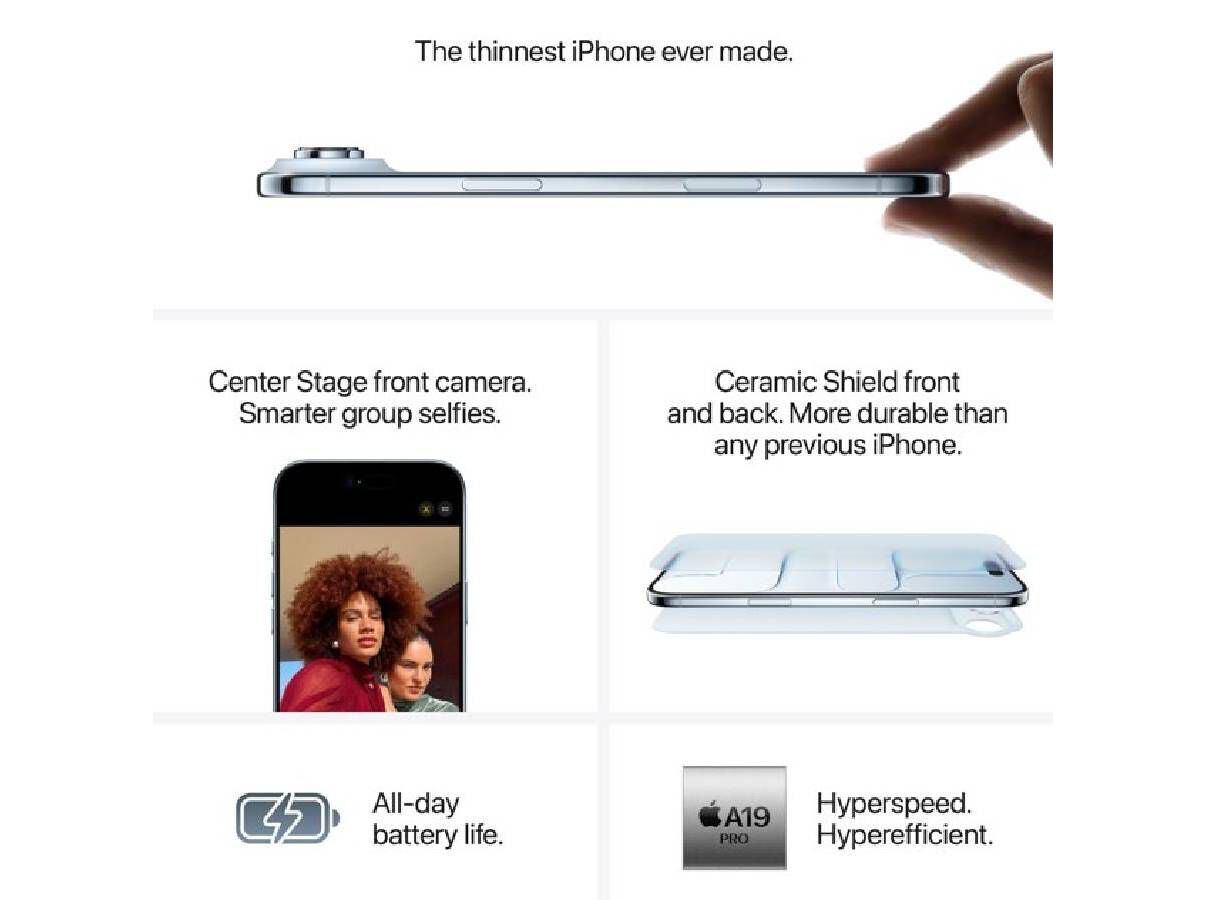 IPHONE 17 AIR APPLE 1TB BRANCO image number 7