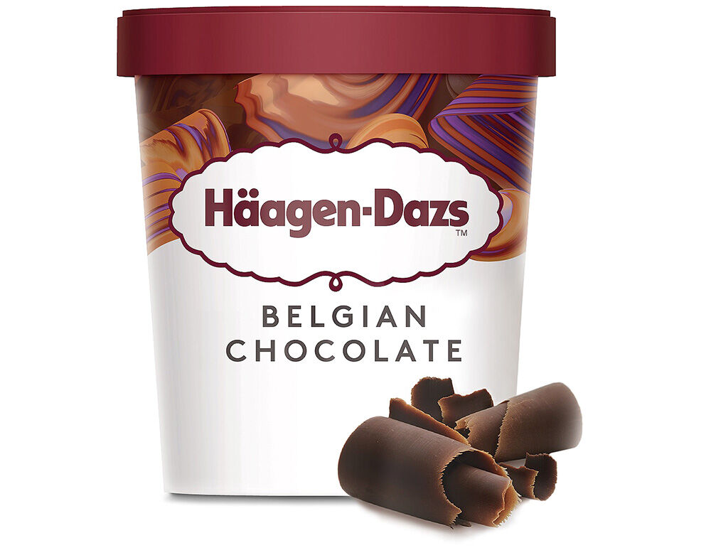 GELADO H&Auml;AGEN-DAZS CHOCOLATE BELGA 460ML