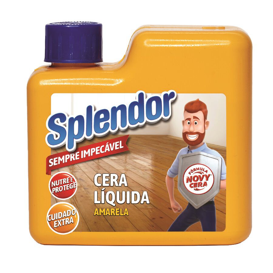 CERA SPLENDOR AMARELA LIQUIDA 500ML image number 0