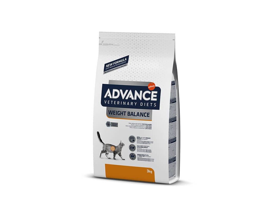 RA&Ccedil;&Atilde;O VETERIN&Aacute;RIA GATO ADVANCE WEIGHT BALANCE 3KG
