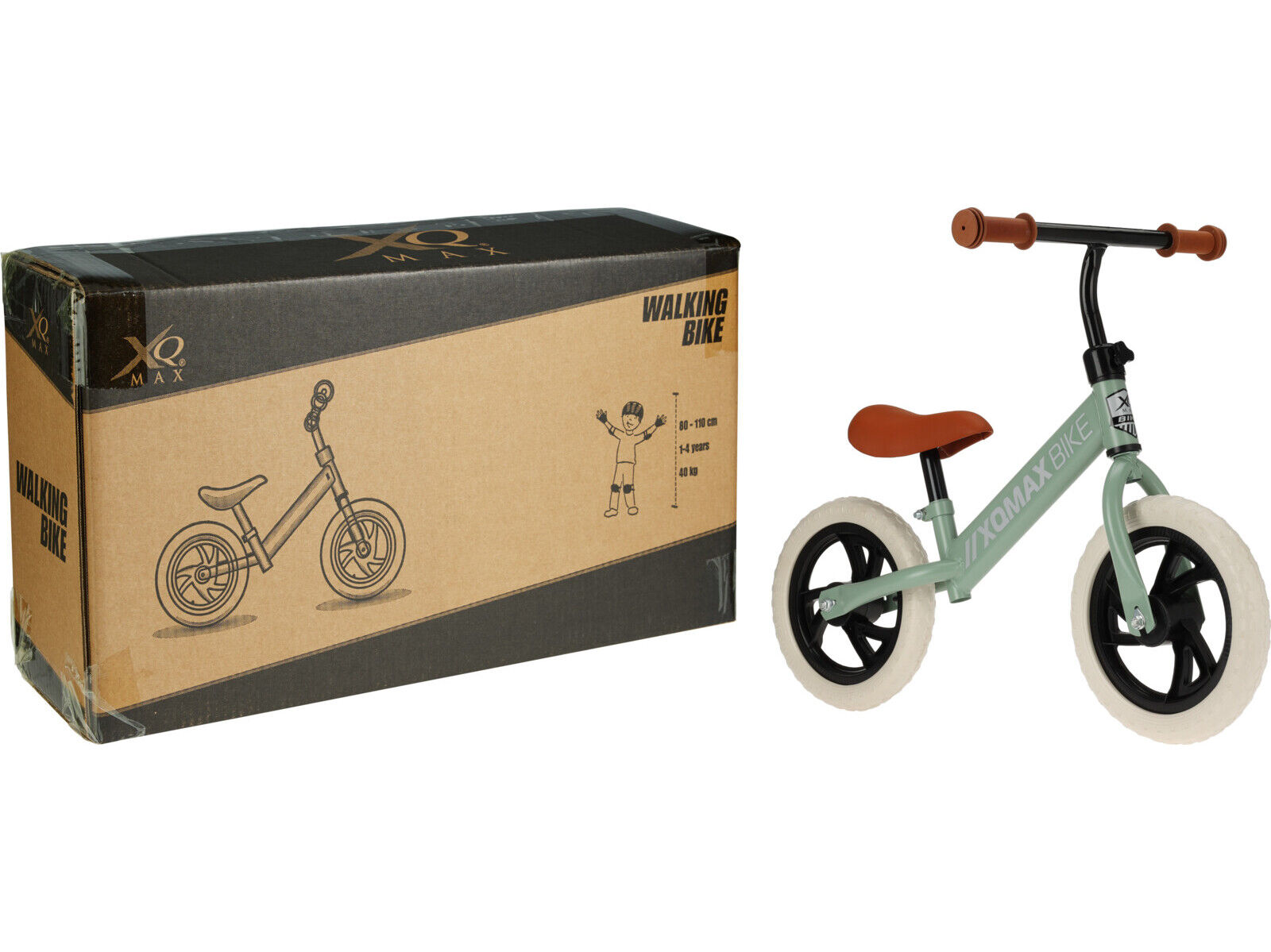 BICICLETA 12 VERDE MAX 40KG image number 1