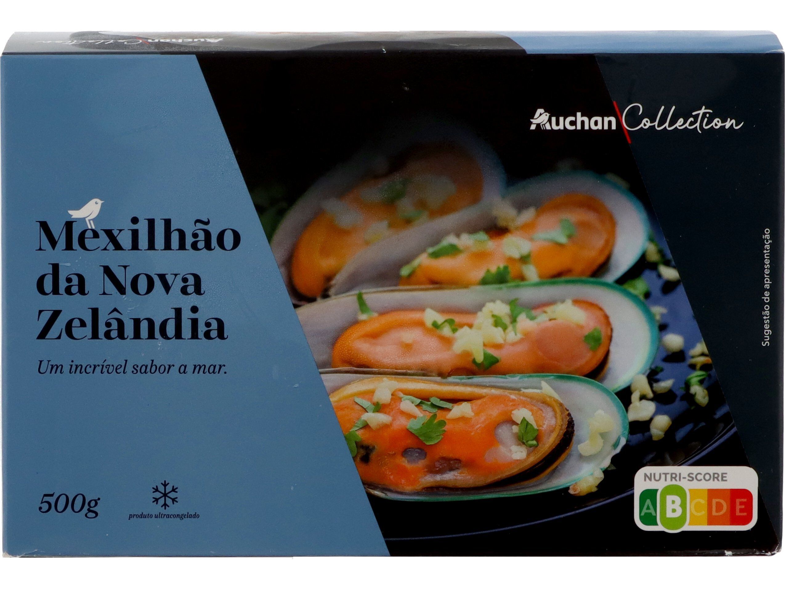 MEXILH&Atilde;O DA NOVA ZEL&Acirc;NDIA AUCHAN COLLECTION EM MEIA CONCHA 500G image number 1