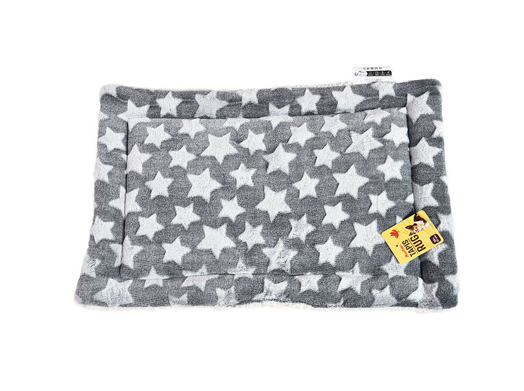 TAPETE POLIESTER AUCHAN AZUL 58X41CM