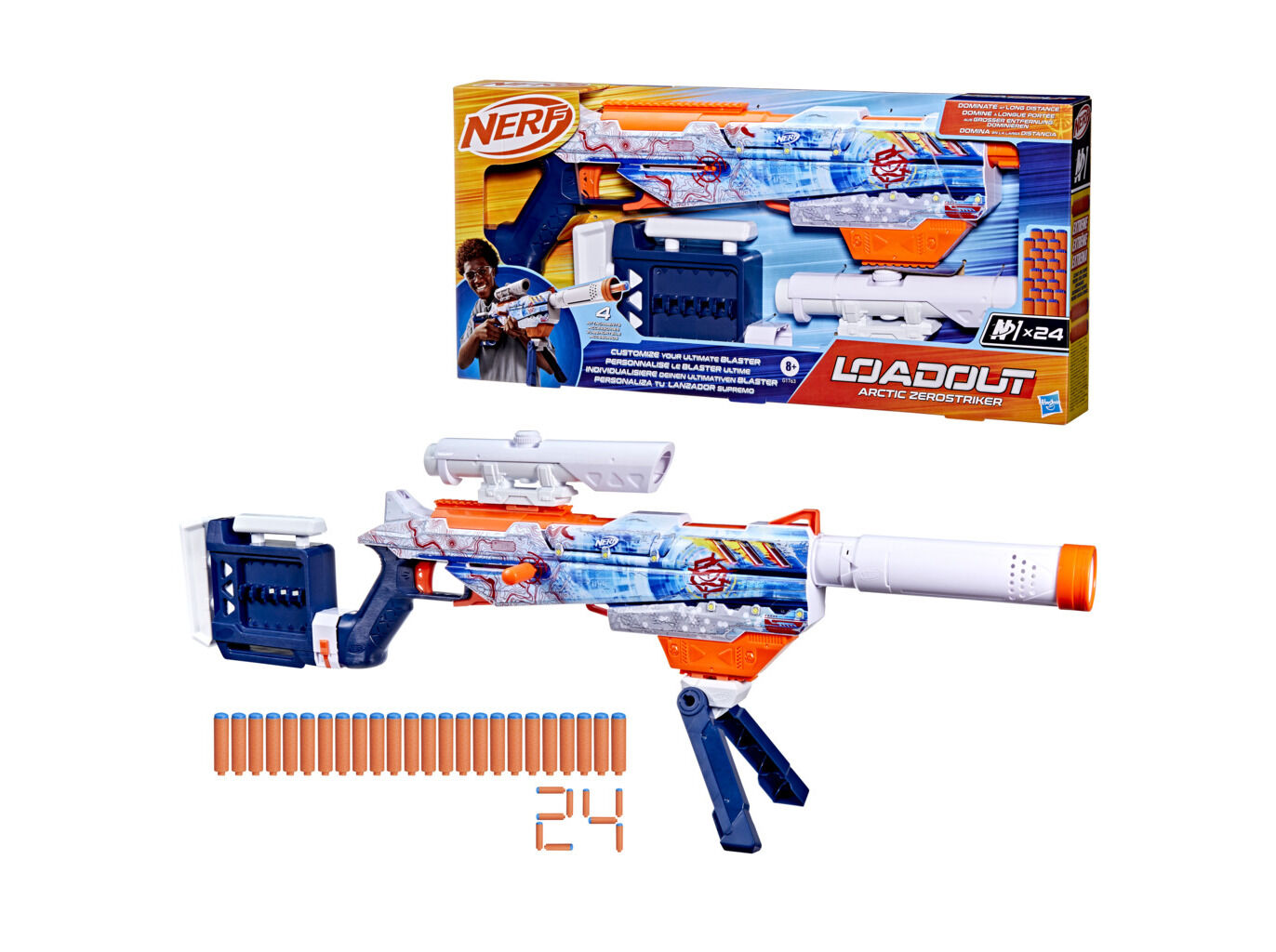 LAN&Ccedil;ADOR LOADOUT NERF ARCTIC ZEROSTRIKE image number 1