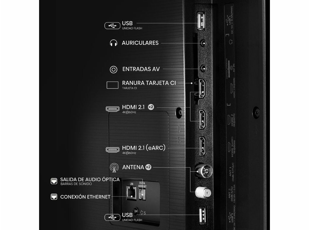 TV QLED HISENSE 85E7Q (85'' 4K SMART 215CM) image number 7