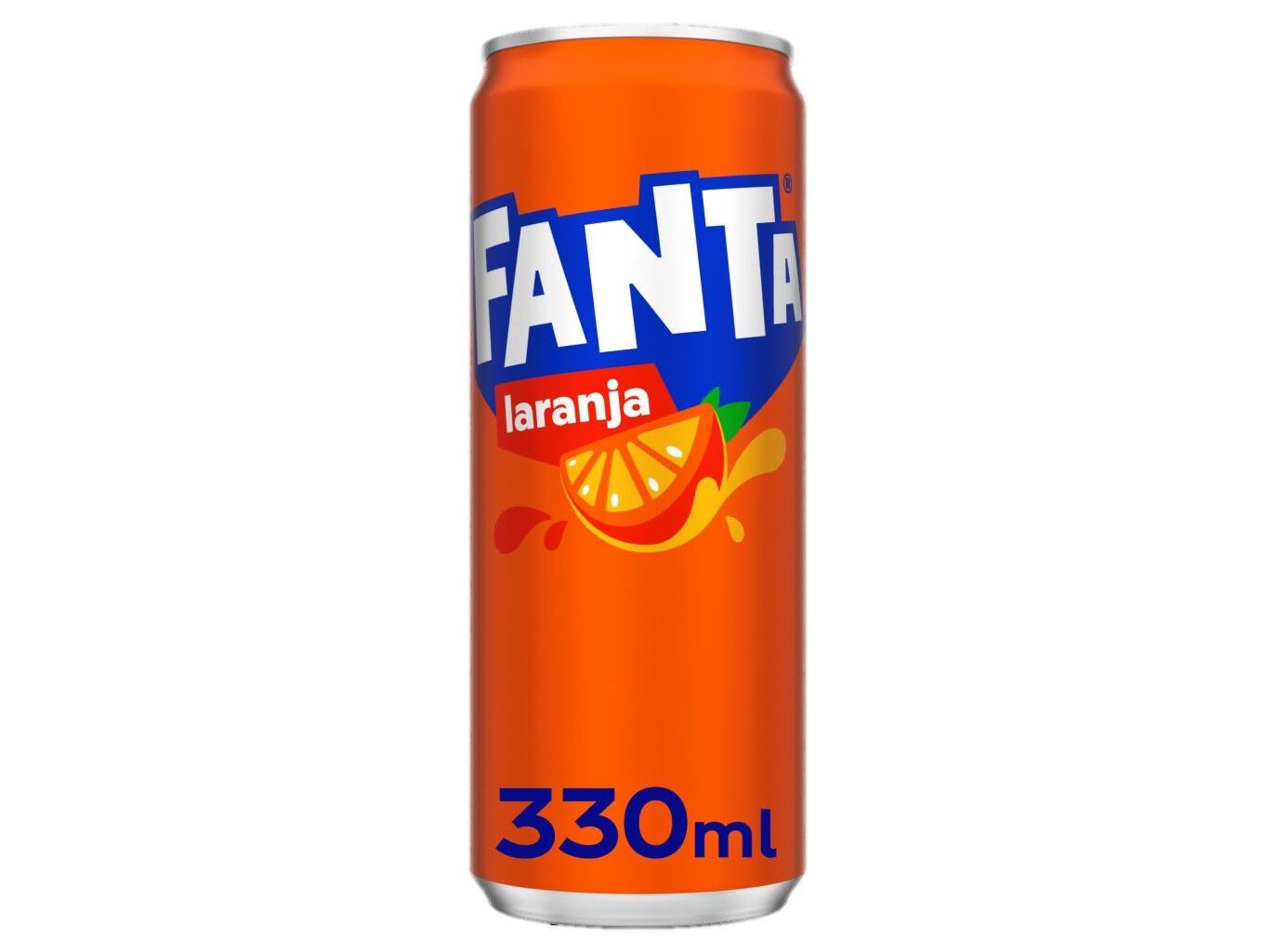 REFRIGERANTE COM G&Aacute;S FANTA LARANJA LATA 0.33L image number 0
