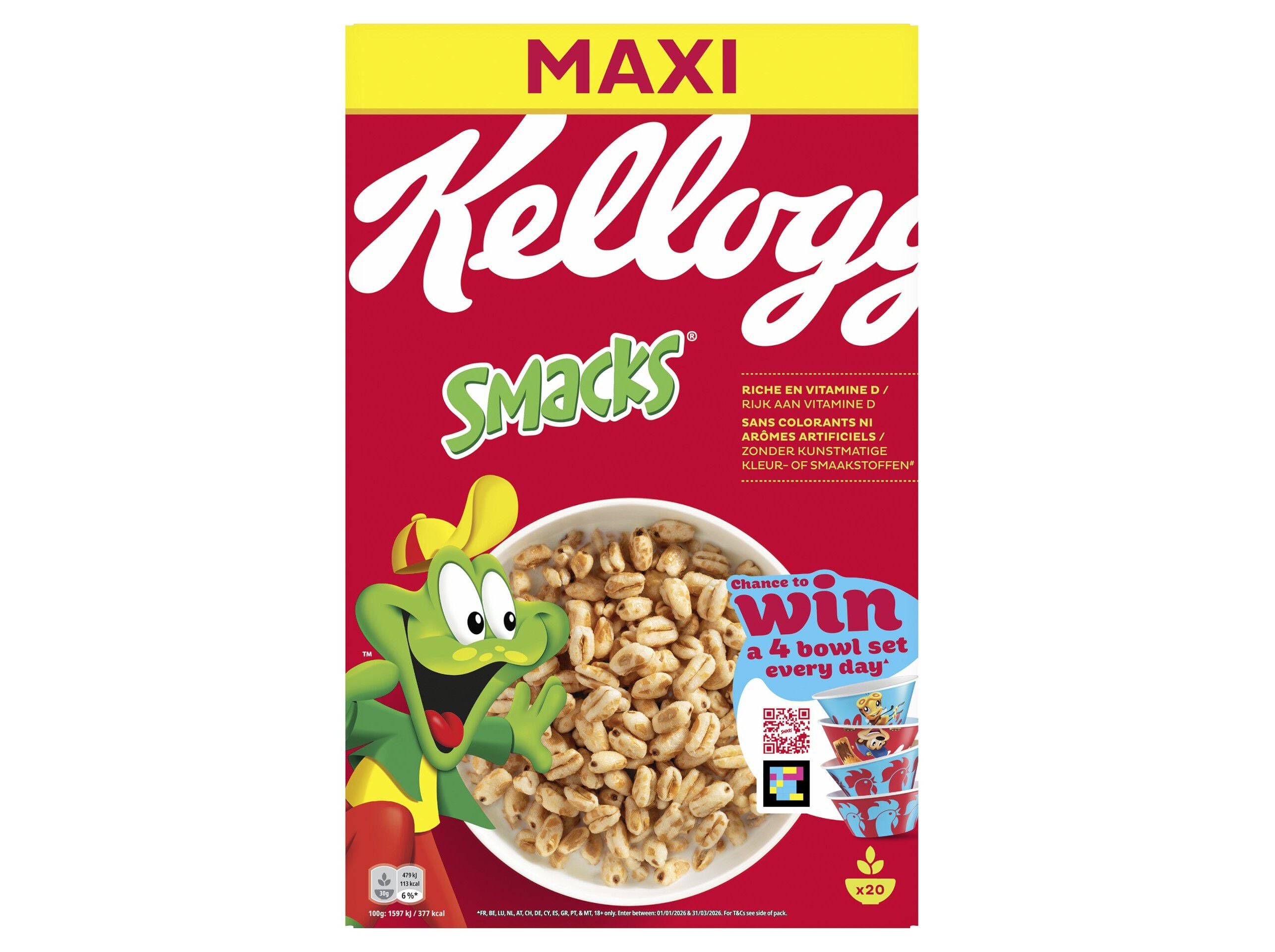 CEREAIS KELLOGG'S SMACKS MAXI 600G image number 0