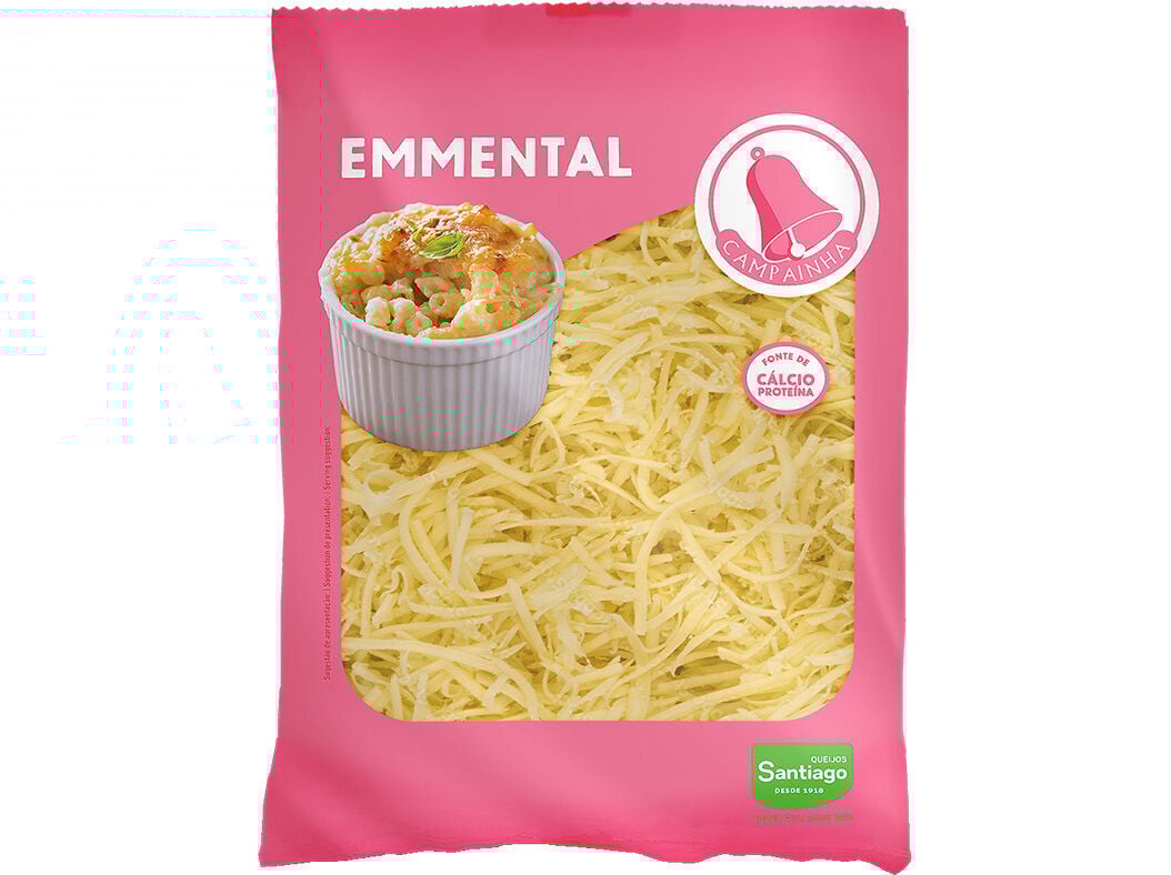 QUEIJO CAMPAINHA EMMENTAL RALADO 150G image number 0