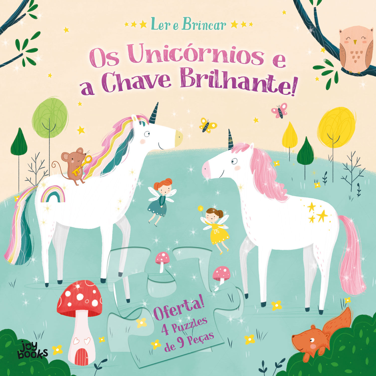 LIVRO LER E BRINCAR: OS UNIC&Oacute;RNIOS E A CHAVE BRILHA image number 1