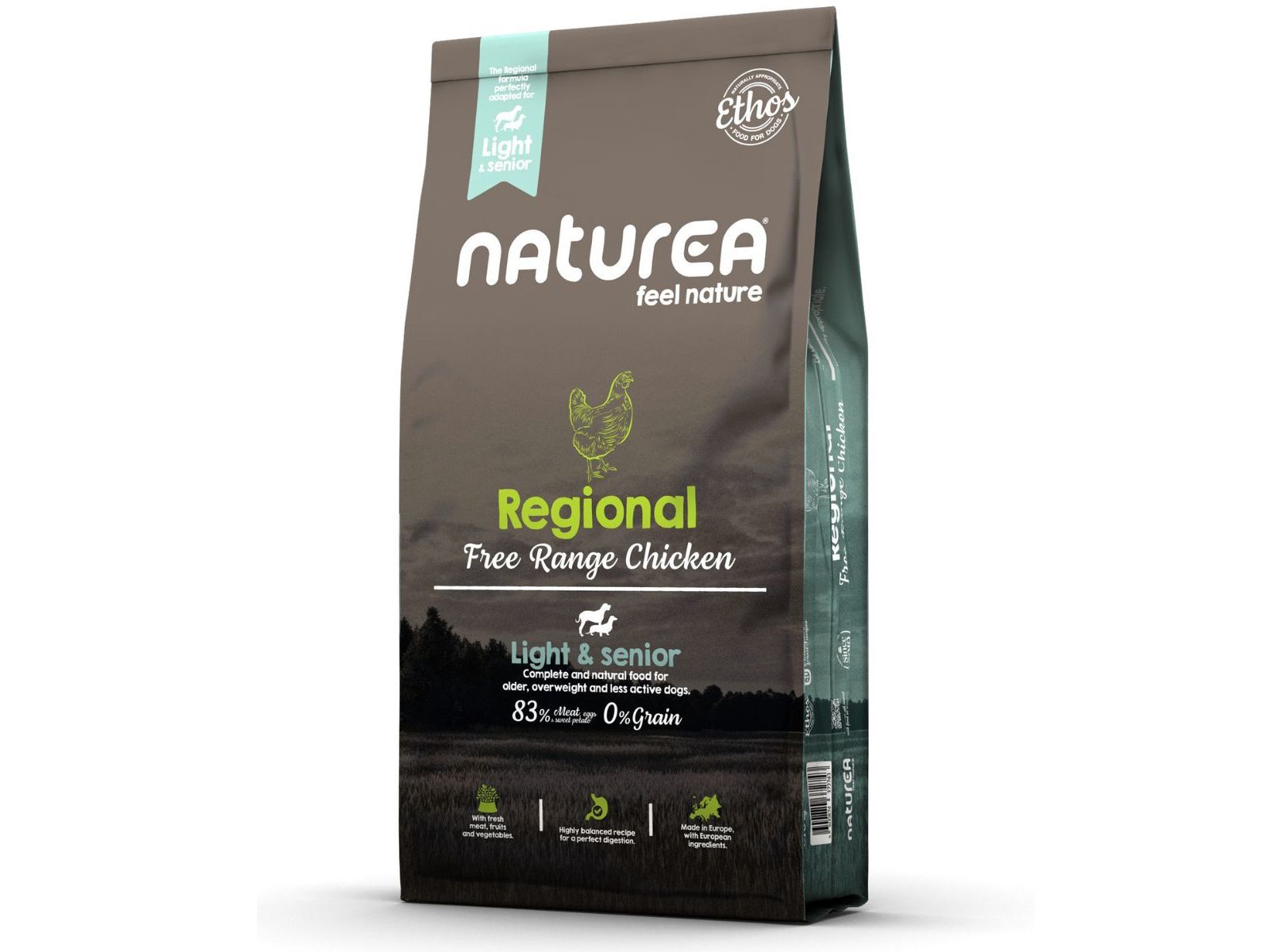 RA&Ccedil;&Atilde;O PARA C&Atilde;O NATUREA REGIONAL SENIOR 10KG