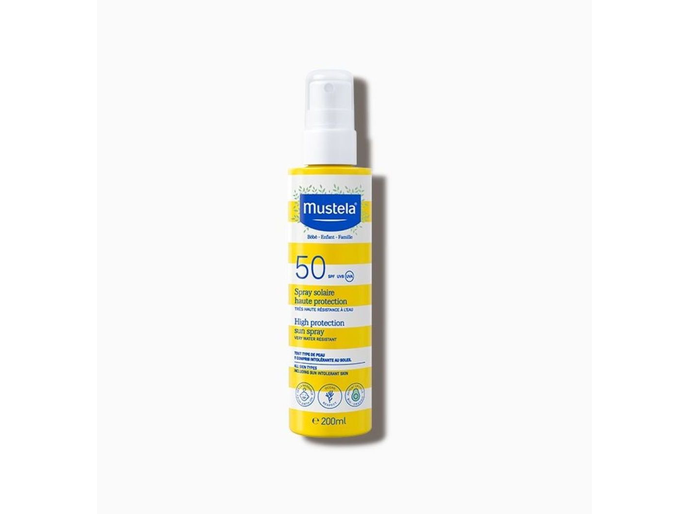 LEITE PROTETOR MUSTELA SPF50+ 200ML image number 0