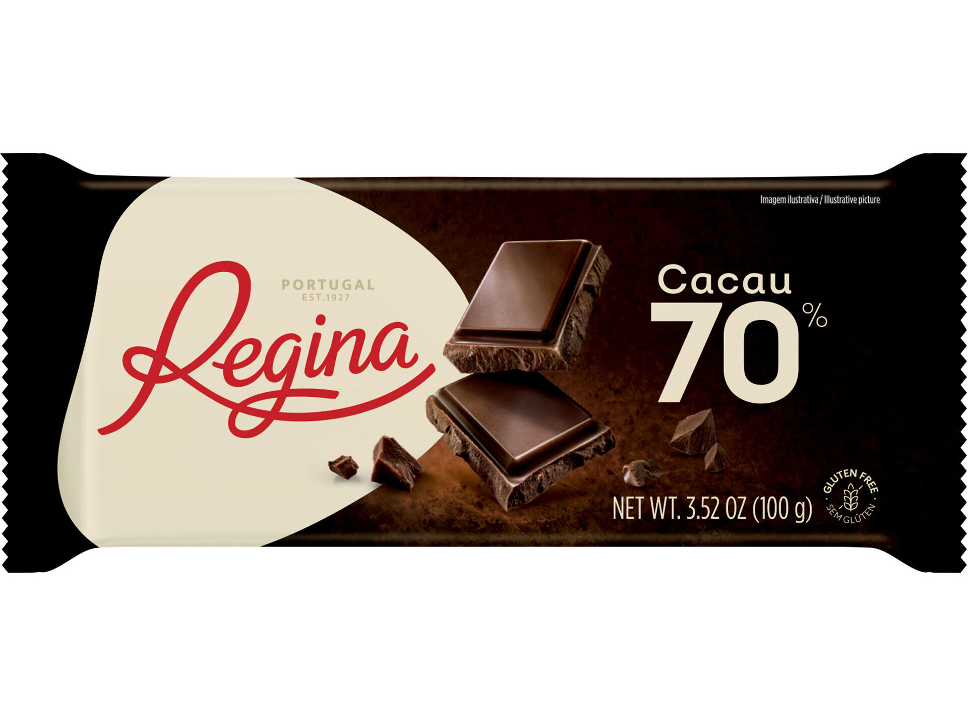 TABLETE REGINA CHOCOLATE 70% CACAU 100G image number 0
