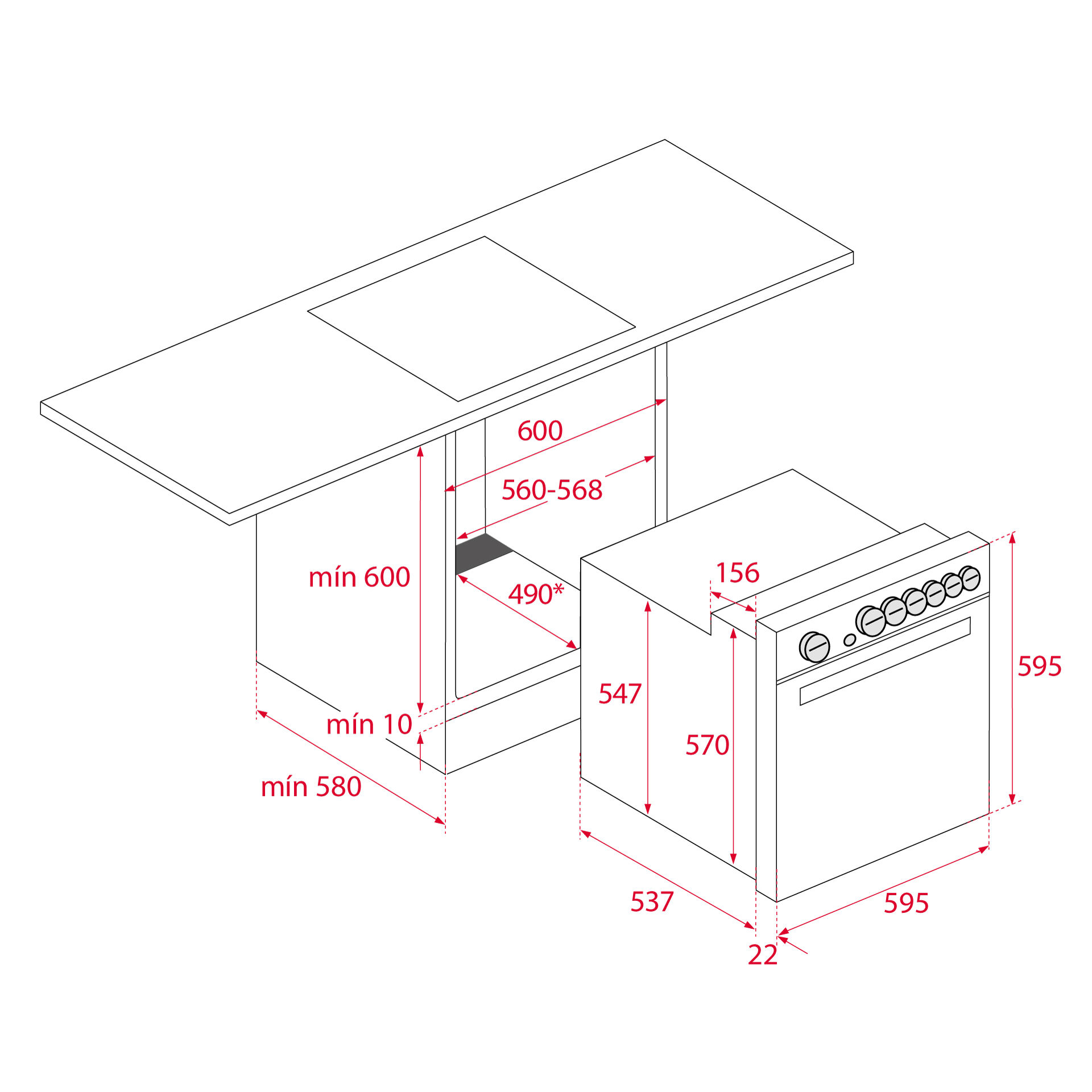 FORNO MULTIFUN&Ccedil;&Otilde;ES TEKA HBE 615 ME INOX 70L image number 1