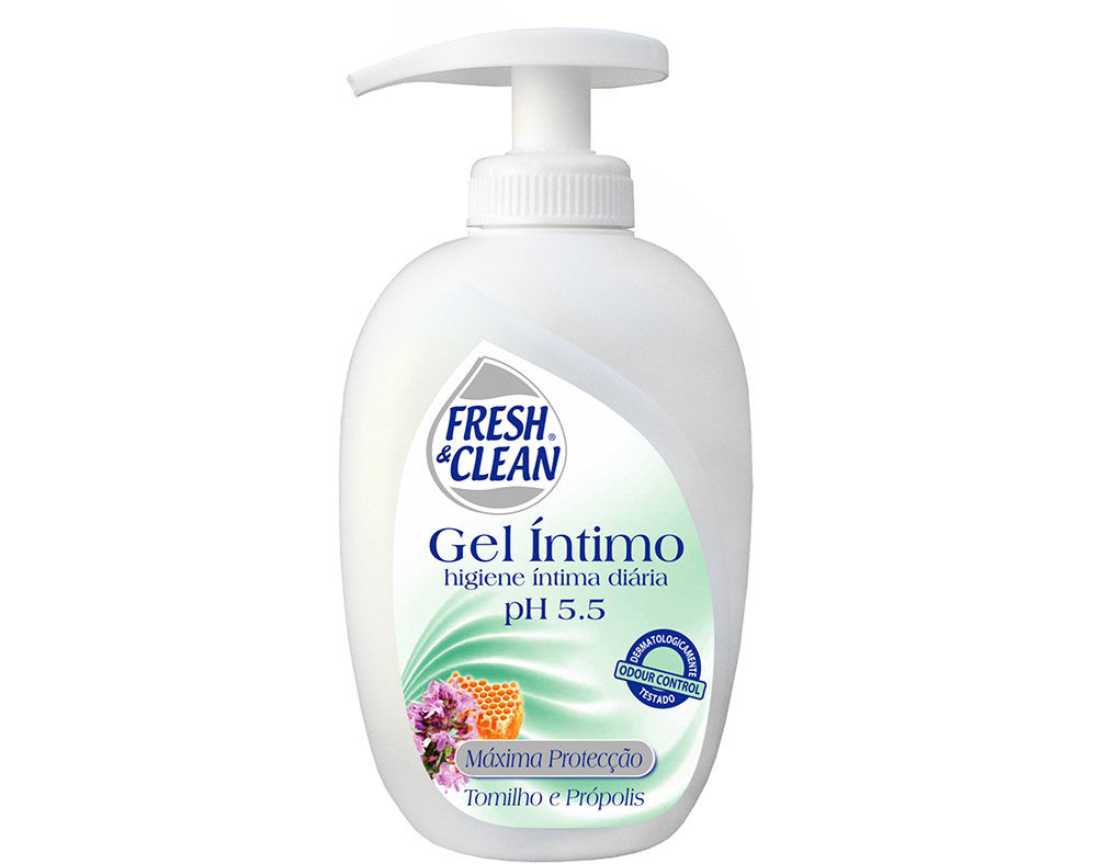 GEL &Iacute;NTIMO TOMILHO E PR&Oacute;POLIS FRESH & CLEAN 250 ML image number 0