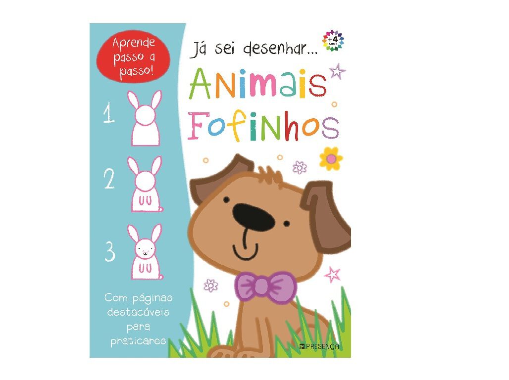 LIVRO J&Aacute; SEI DESENHAR ... ANIMAIS FOFINHOS image number 0