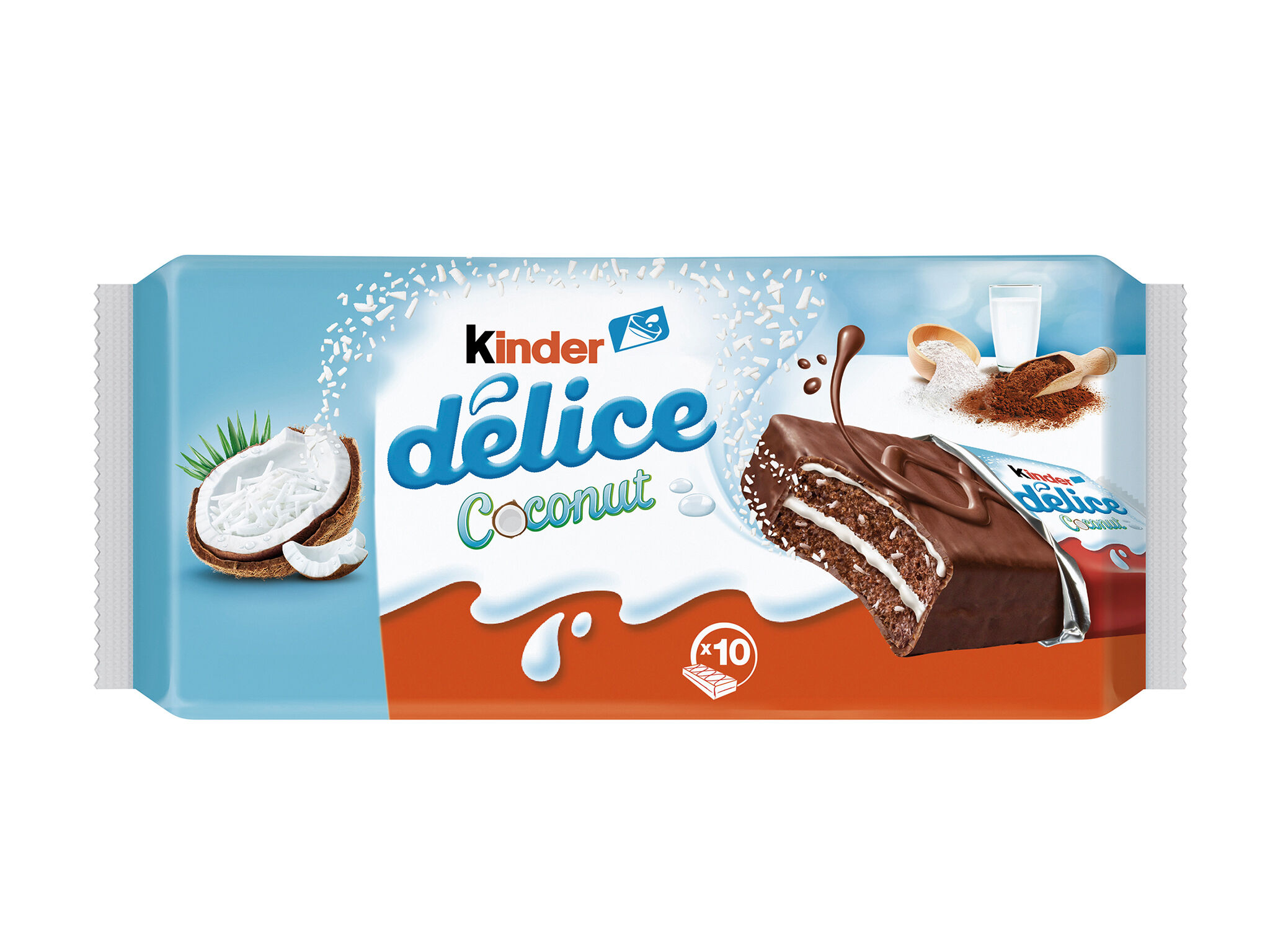 BOLOS KINDER DELICE C&Ocirc;CO 370G image number 0