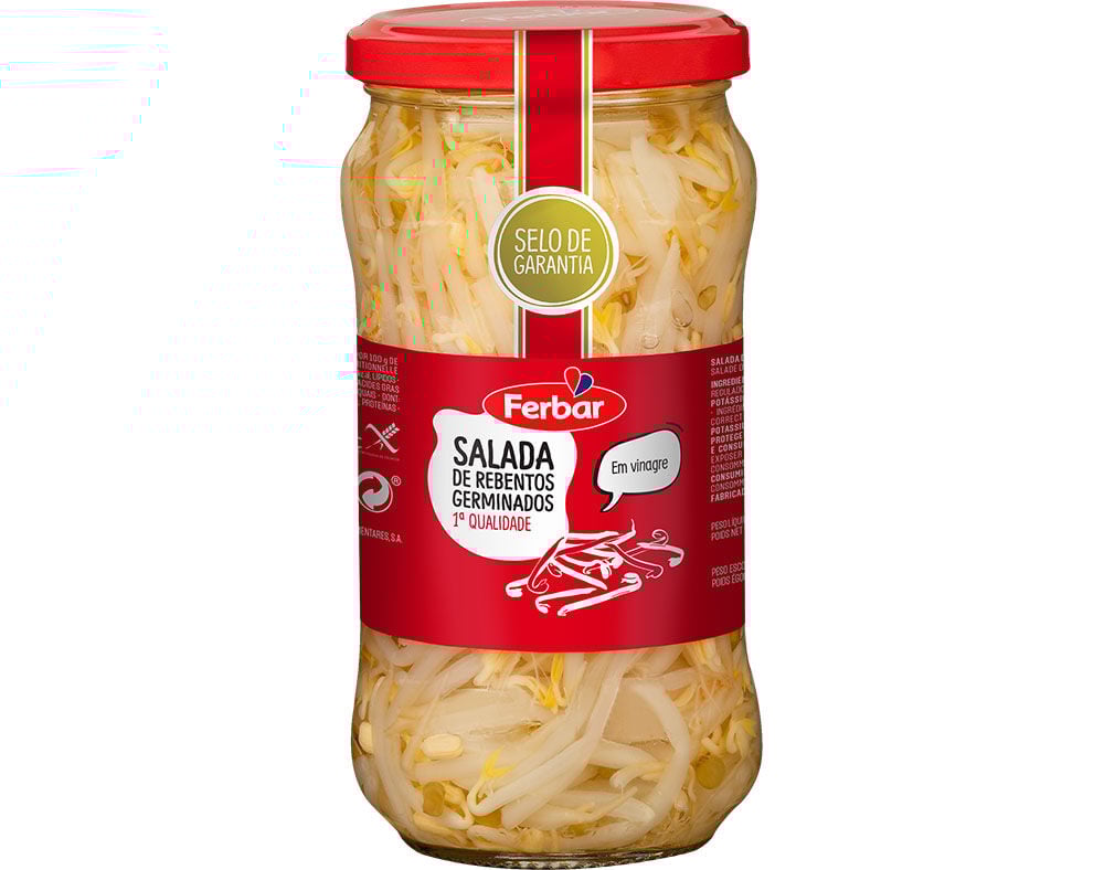 SALADA DE REBENTOS FERBAR GERMINADOS VINAGRE 345(180)G image number 0