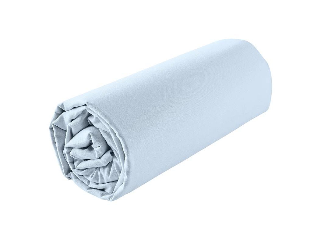 LEN&Ccedil;OL DE BAIXO COM EL&Aacute;STICO ACTUEL AZUL 100%ALGOD&Atilde;O 90X200CM