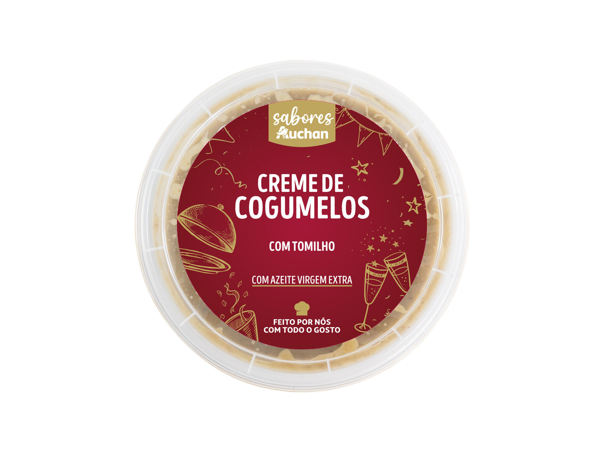 CREME DE COGUMELOS SABORES AUCHAN 400 G