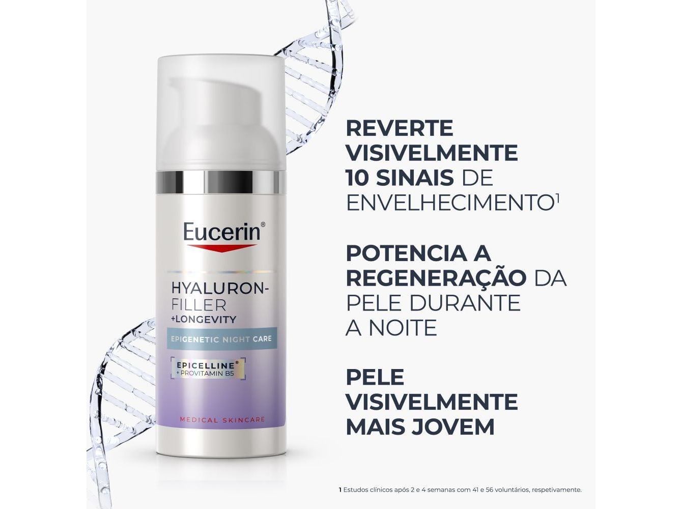 CREME NOITE EUCERIN HYALURON FILLER LONGEVITY EPIGENETIC 50ML image number 3