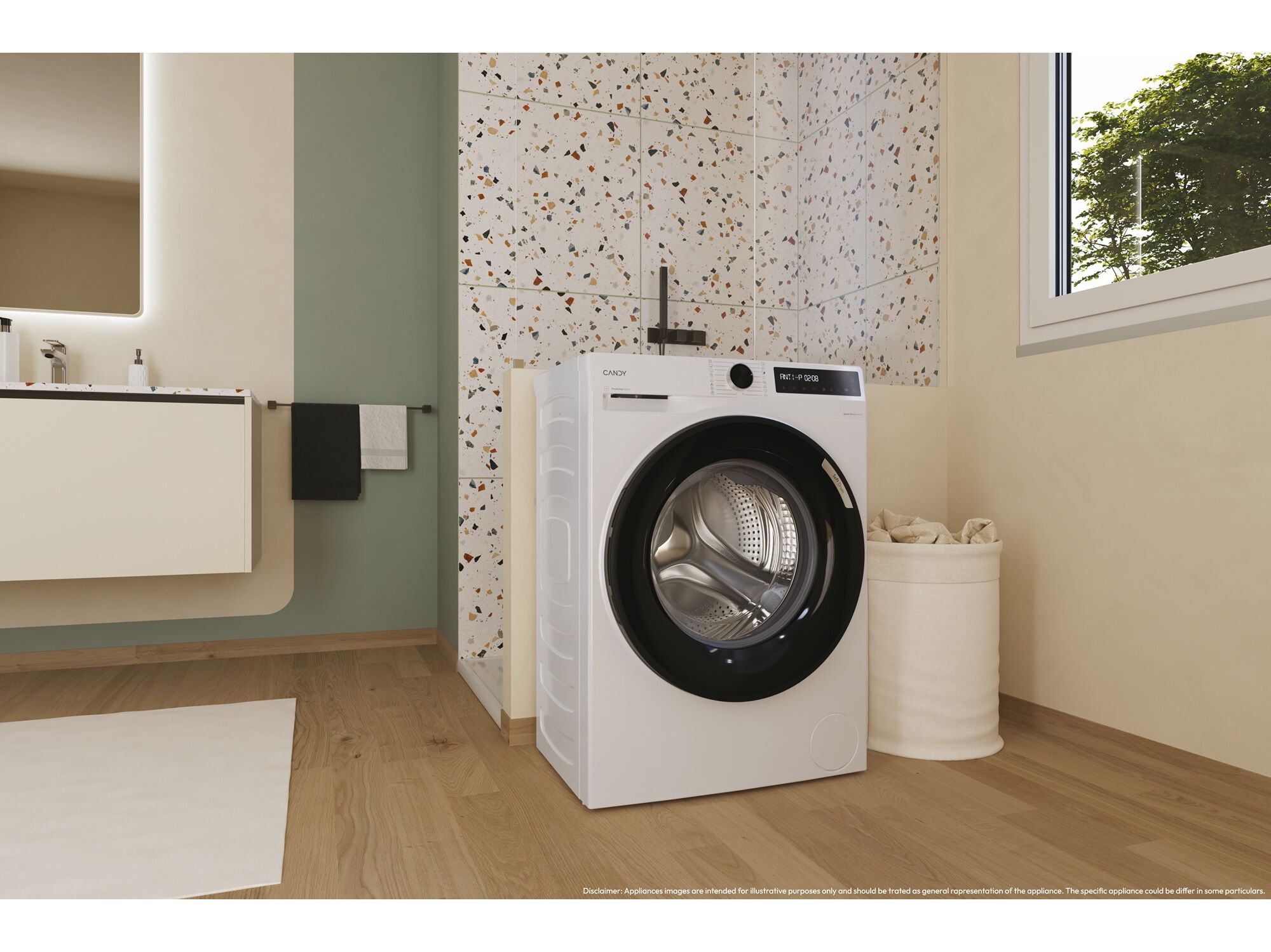 M&Aacute;QUINA LAVAR ROUPA CANDY BR 49SBL8-S A 9KG 1400RPM image number 16