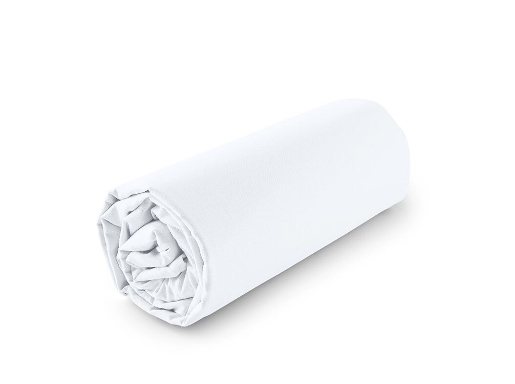 LEN&Ccedil;OL DE BAIXO COM EL&Aacute;STICO ACTUEL BRANCO 100% ALGOD&Atilde;O 160X200CM