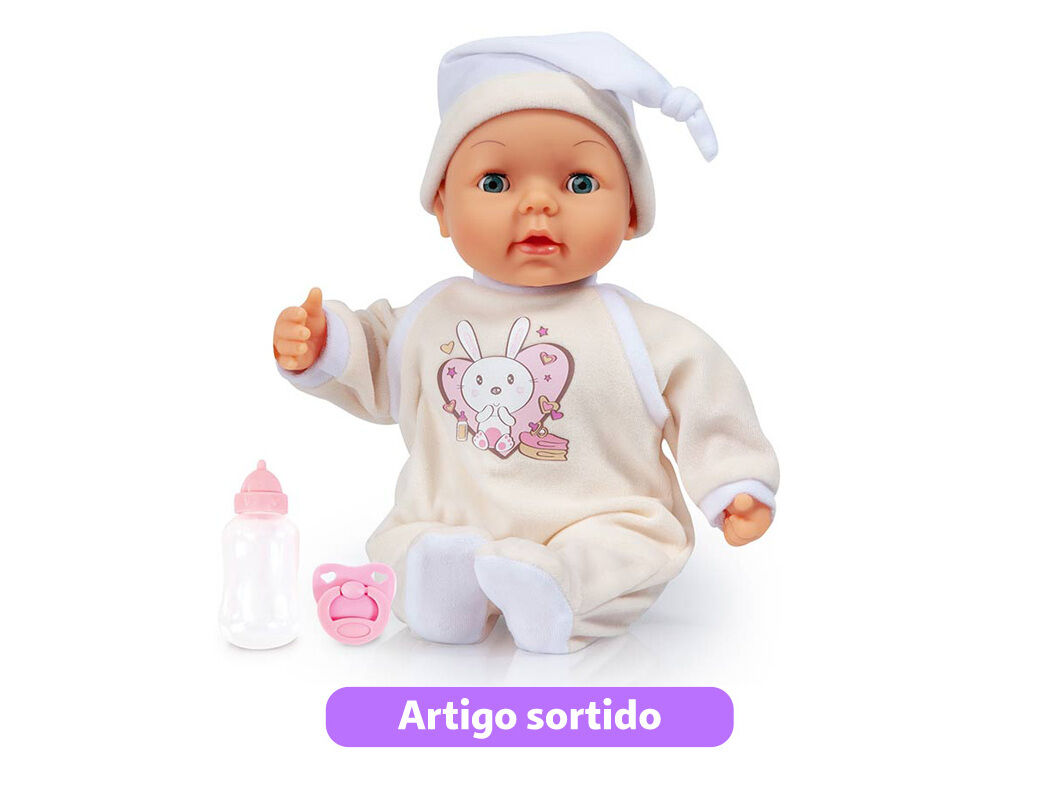 BONECO BEB&Eacute; ONE TWO FUN INTERACTIVO 26 FUN&Ccedil;&Otilde;ES 38CM MODELOS SORTIDOS image number 3