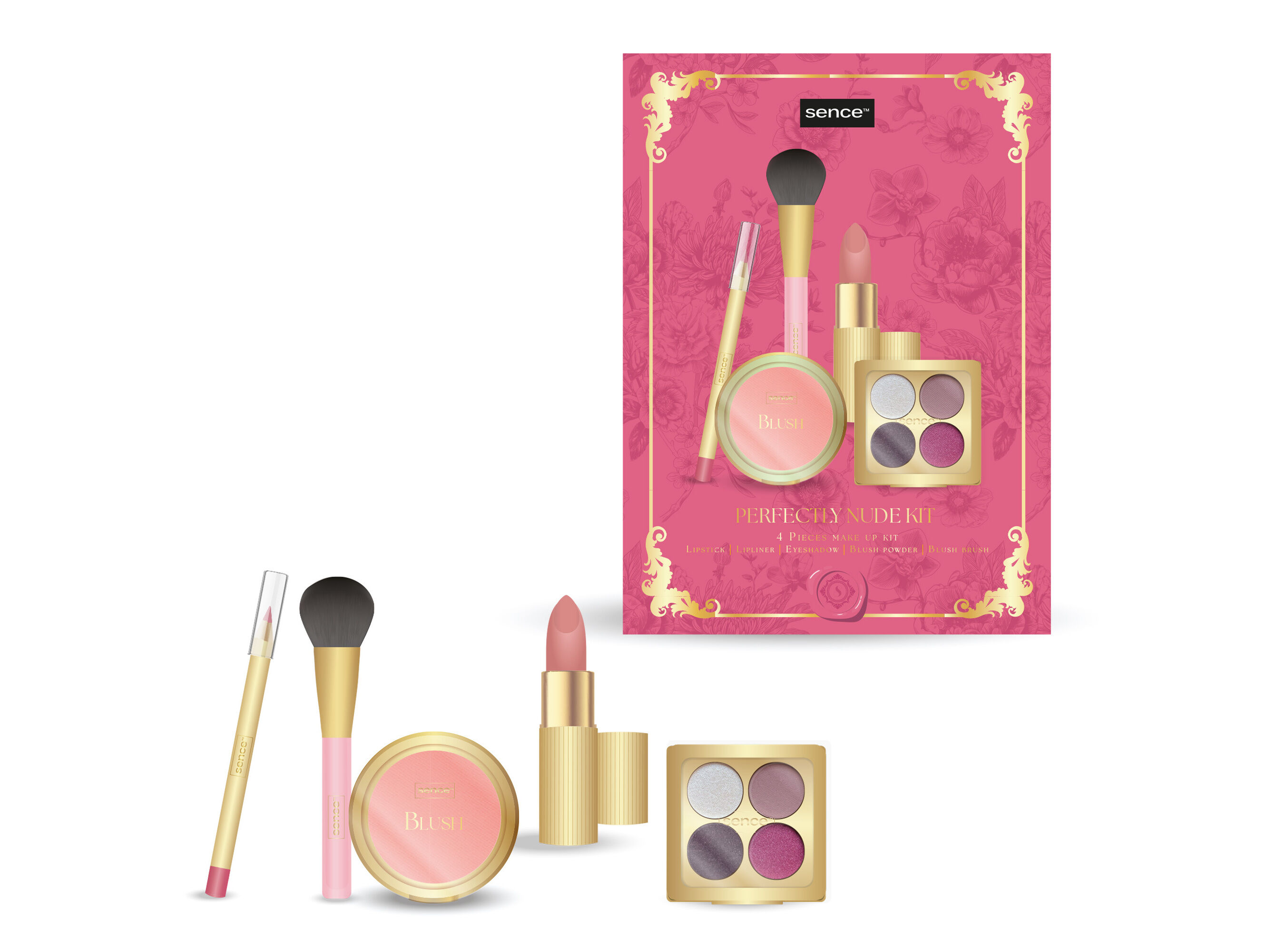 CONJUNTO SENCE BEAUTY MAQUILHAGEM ROYAL ELEGANT image number 0