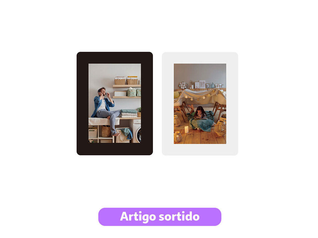 MOLDURA MAGN&Eacute;TICA ACTUEL 7.4X9.9CM CORES SORTIDAS