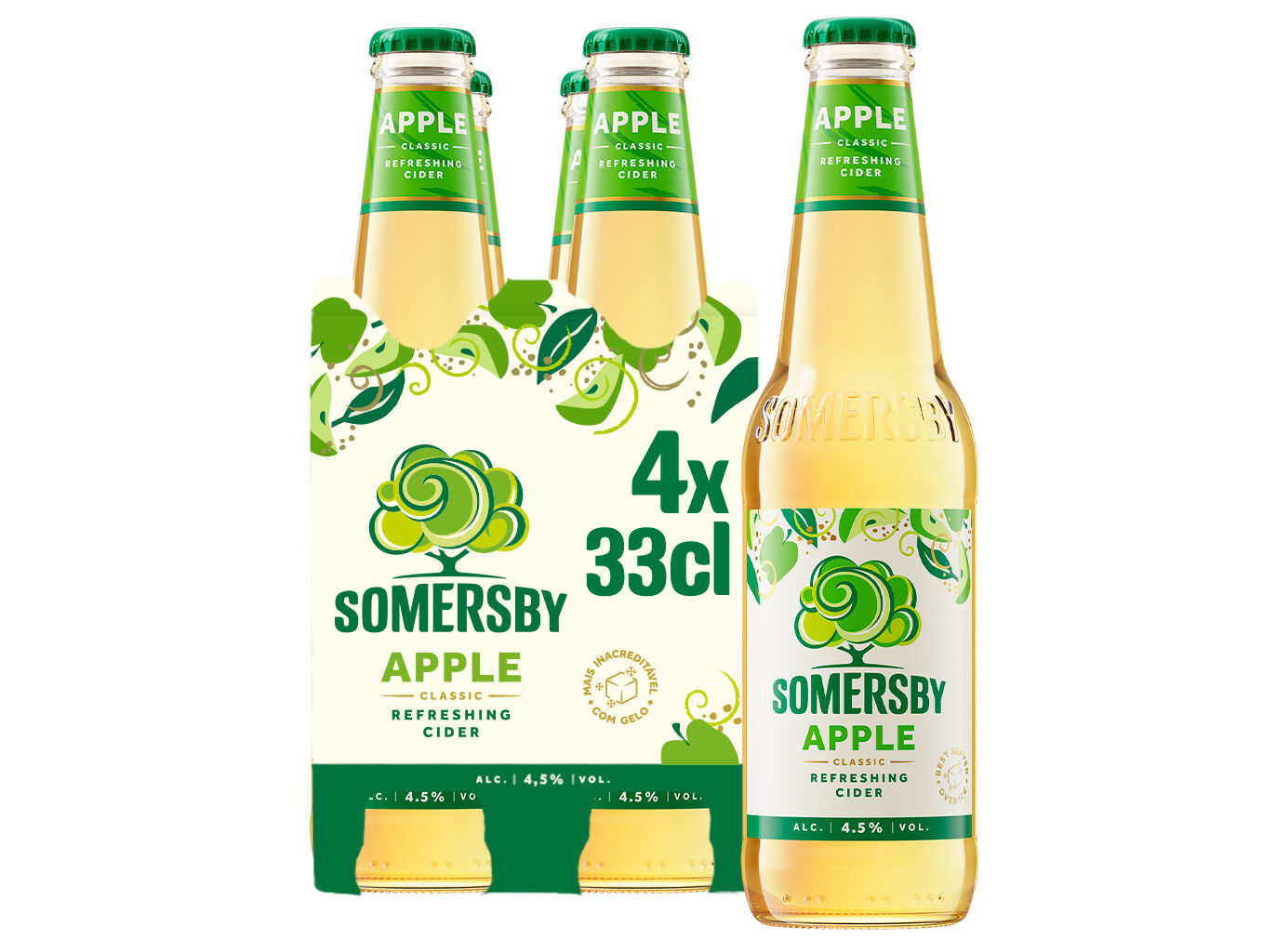 SIDRA SOMERSBY MA&Ccedil;&Atilde; 4X0.33L